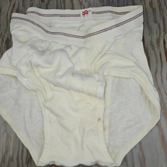 60s vintage thrashed trashed tightie whitie briefs double seated bundle - Picture 9 of 14